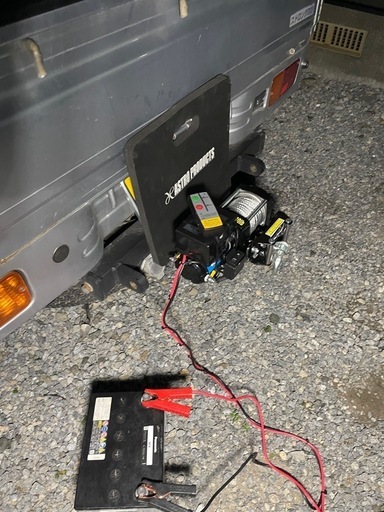 ③ヒッチウインチ リモコン付き　12V ATV4500lbs