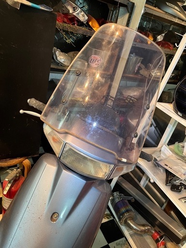 アドレスV100 当時物スクリーン　風防