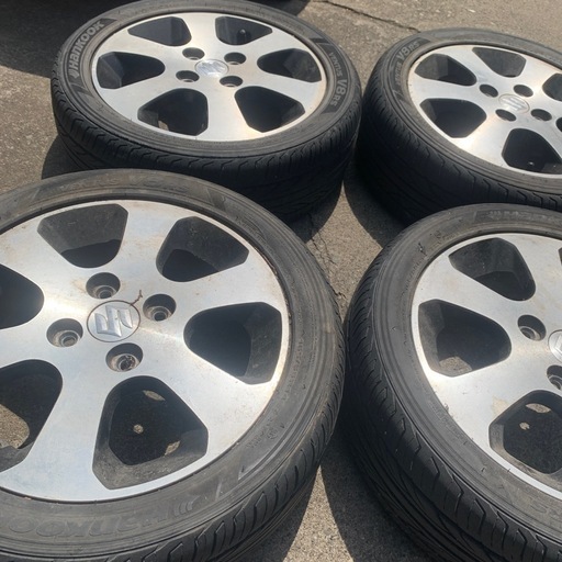 165/55R14スズキ純正アルミホイール中古品4本 (クロト) 島内の