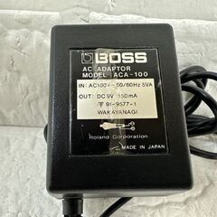 廃盤 BOSS ACA-100 ACアダプター エフェクター用 ボス 電源 札幌市 白石区 東札幌の画像