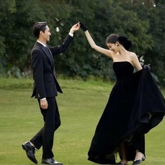 お値引き中💛🉐ブラックドレスの画像