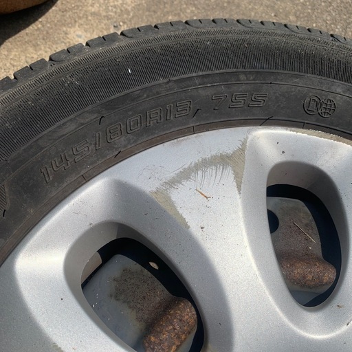 145/80R13スズキ純正ホイール中古４本