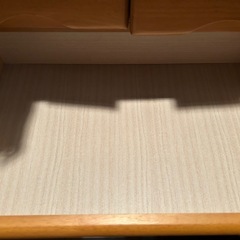 お譲りします　天然木製 2段引き出し収納の画像