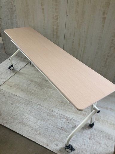 J114⭐️平行スタックテーブル 180センチ 可動式　テーブル