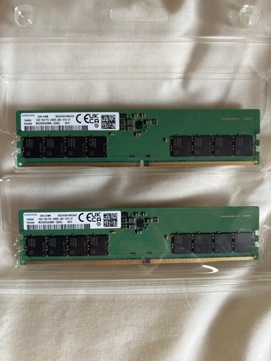 【決まりました】SAMSUNG DDR5 16GB×2