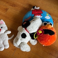 ユニバーサルスタジオ　ぬいぐるみ　セット　スヌーピー　セサミ　ノ...