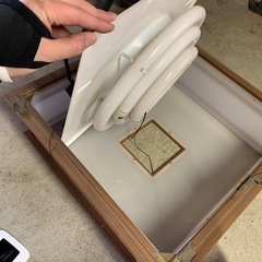 2個セット　和風照明（プラスチック/木製）の画像