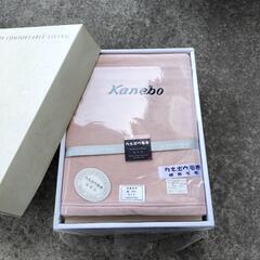 新品ギフト　カネボウ綿マイヤー敷毛布