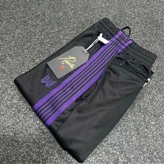 新品NEEDLES ニードルス ストレート トラックパンツ Sと...