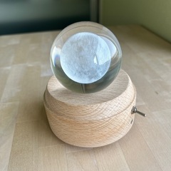 【美品】クリスタルオルゴール 間接照明の画像