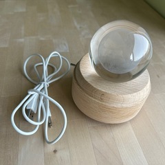 【美品】クリスタルオルゴール 間接照明