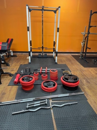 4月20日まで　格安引取り限定 ROTEC パワーラック　ウエイトセット　他多数