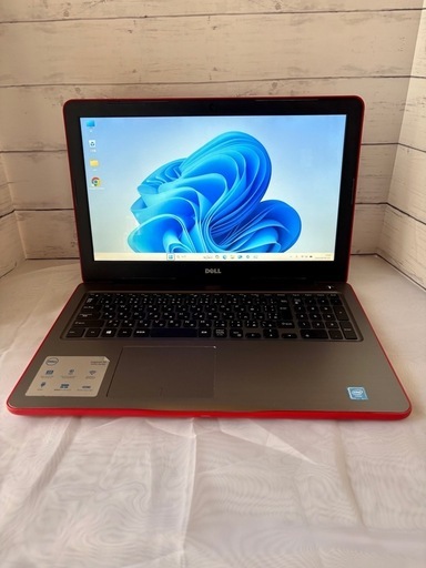⭐️美品【Windows11✨】DELL Inspiron 5567/15.6インチ/赤/メモリ8GB/SSD256GB 【Micro