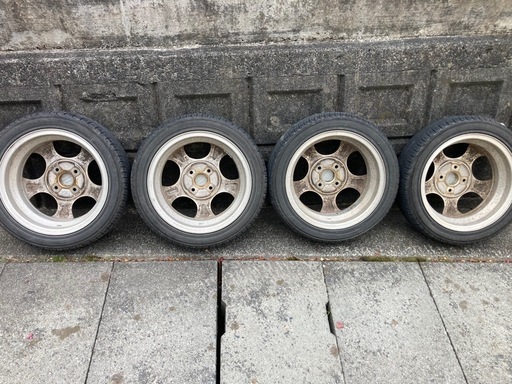 【値下げ】スズキ純正アルミ　１４インチ  PCD100  4.5J  オフセット50