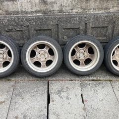 【値下げ】スズキ純正アルミ　１４インチ  PCD100  4.5J  オフセット50の画像