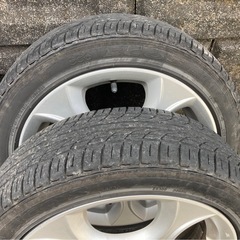 【値下げ】スズキ純正アルミ　１４インチ  PCD100  4.5J  オフセット50の画像