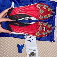 未使用ミズノ陸上用スパイク24cm配送OKの画像