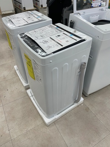 AQUA 5kg縦型全自動洗濯機 2024年製 AQW-G5PJ(W)