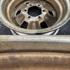 【希少】TOYOTA トヨタ 100系ハイエース 純正メッキホイール 15インチ 4本 6J6HPCD139.7約+30 200系ハイエースにも　(MHA481)クレジットカード QRコード決済可能の画像