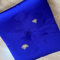 仏前座布団　　睡蓮柄　の画像