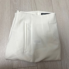 【新品未使用】ZARA ハイウエストスラックス　ホワイトの画像