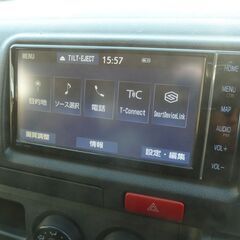 H.31(2019)年 トヨタ ハイエースバン 2.8 DX ロング ディーゼル シルバー ETC　ナビ　ドライブレコーダー　エアコン　集中ドアロック　ABS　エアバック　キーレス　電動格ミラー　車検8年1月　17232の画像