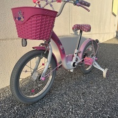 ミニーちゃん自転車の画像