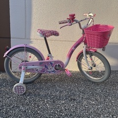ミニーちゃん自転車の画像