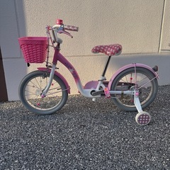 ミニーちゃん自転車の画像