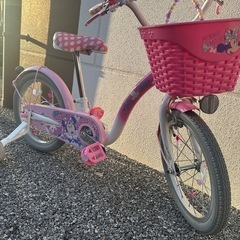 ミニーちゃん自転車の画像