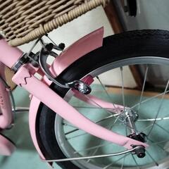 ブリヂストン ハッチ 16インチ ピンク キッズサイクルの画像
