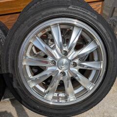 山あり　ホイール付きタイヤ185/55R15 4穴の画像