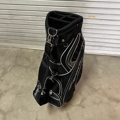 早いもの勝ち！美品！ RIVIERA ゴルフバッグ キャディバッグ ブラック の画像
