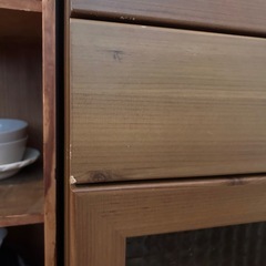 【無料】食器棚・レンジ炊飯器台の画像