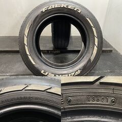 FALKEN W11 215/65R16C 109/107N LT 16インチ 夏タイヤ 2本 21年製 バリ溝 ホワイトレター ハイエース キャラバン等　(MTA993)クレジットカード QRコード決済可能の画像
