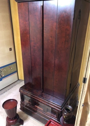 仏壇  木製 中古品 高級 アンティーク 赤系 仏壇 木製 品 高級 アンティーク 赤系 【公式通販】