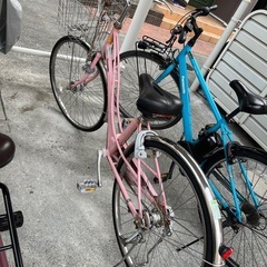 無料で差し上げます！Panasonicピンク色の自転車