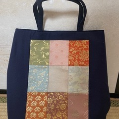 ハンドバック　着物　和柄
