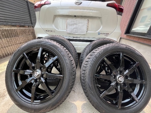 P15型キックス用スタッドレス&アルミホイール