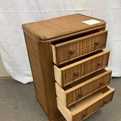 藤のチェスト【福生市リサイクルプラザNo.1046】の画像