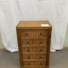 藤のチェスト【福生市リサイクルプラザNo.1046】