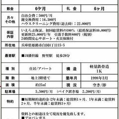 【ジモティ限定！契約手数料無料】セキスイハイム施工♪ネット無料★エアコン付★バス・トイレ別★ペット飼育可♪ - 姫路市
