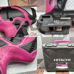 【中古】ハイコーキ HiKOKI 日立工機 WR18DBDL コードレスインパクトレンチ ケース付きの画像