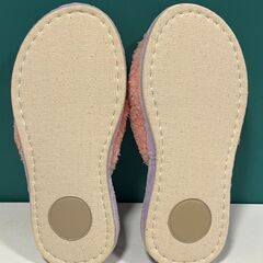 【未使用品】ふわもこスリッパ（ピンク）の画像