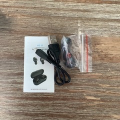 新品ワイヤレスイヤホン（黒）の画像