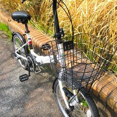 中古自転車 LAND SCAPE ミニサイクル 折り畳み 自転車 実用 6段