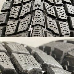 【DUNLOP SJ6 31x10.50R15LT】スタッドレス【トヨタ 40ランクル 輸出 純正ホイール 15インチ 5.5J6HPCD139.7±0】バリ溝　(MTH774)クレジットカード QRコード決済可能の画像