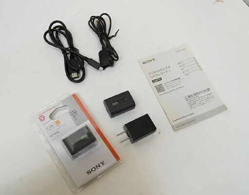 SONY デジタルビデオカメラ HDR-CX675 ハンディカム ブラック 251万画素 32GB バッテリ－2個 動作確認済み 元箱