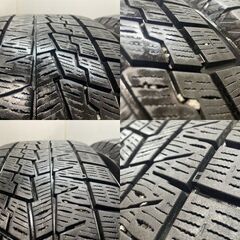 【YOKOHAMA iG70 215/60R17】スタッドレス【TOYOTA 50系エスティマ 純正ホイール17インチ 7J5HPCD114.3+50】21年製 ブラポリ　(KTI283)クレジットカード QRコード決済可能の画像