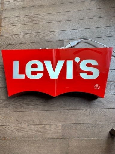 リーバイス電飾看板